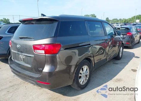 2016 Kia Sedona Lx из США, поврежденный, VIN KNDMB5C1XG6125821